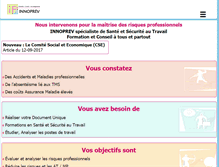 Tablet Screenshot of innoprev.com